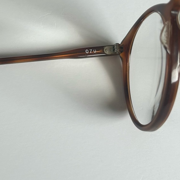 VINTAGE Brown Round Glasses FRAMES ONLY by MAY USA - Picture 2 of 11